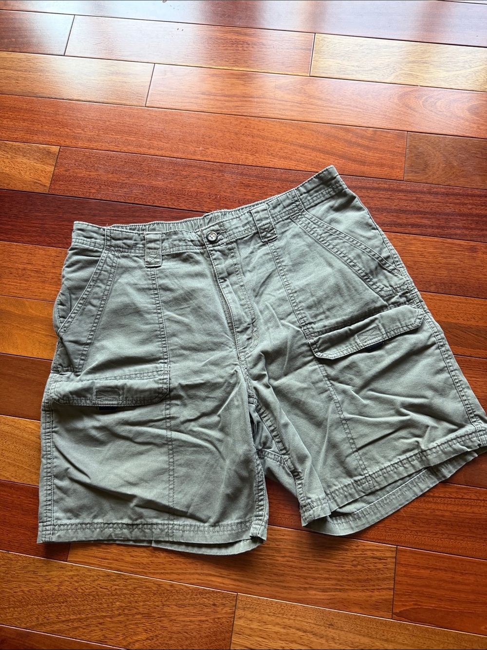 Cargo Shorts Mens Size 34 Military Green